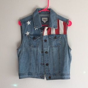 Adorable jean vest